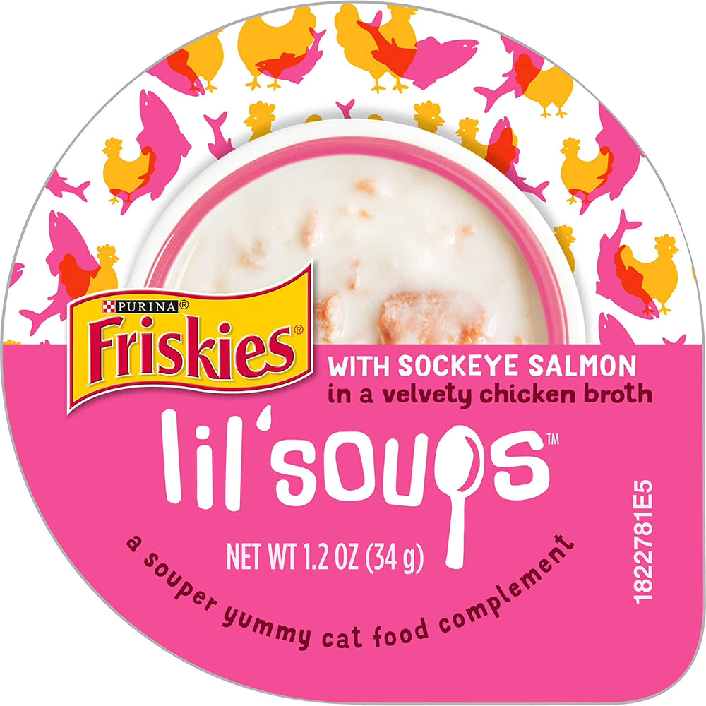 Purina Friskies Lil’ Soups Salmon 1.2 oz