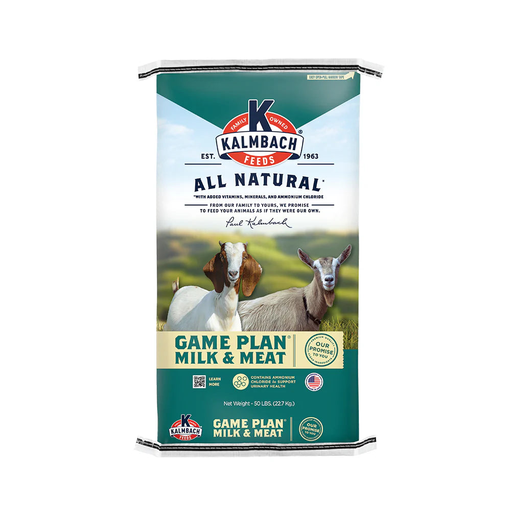 Kalmbach Game Plan Milk Replacer & Meat Goat Pellet 50 Lb Bag | Premium ...