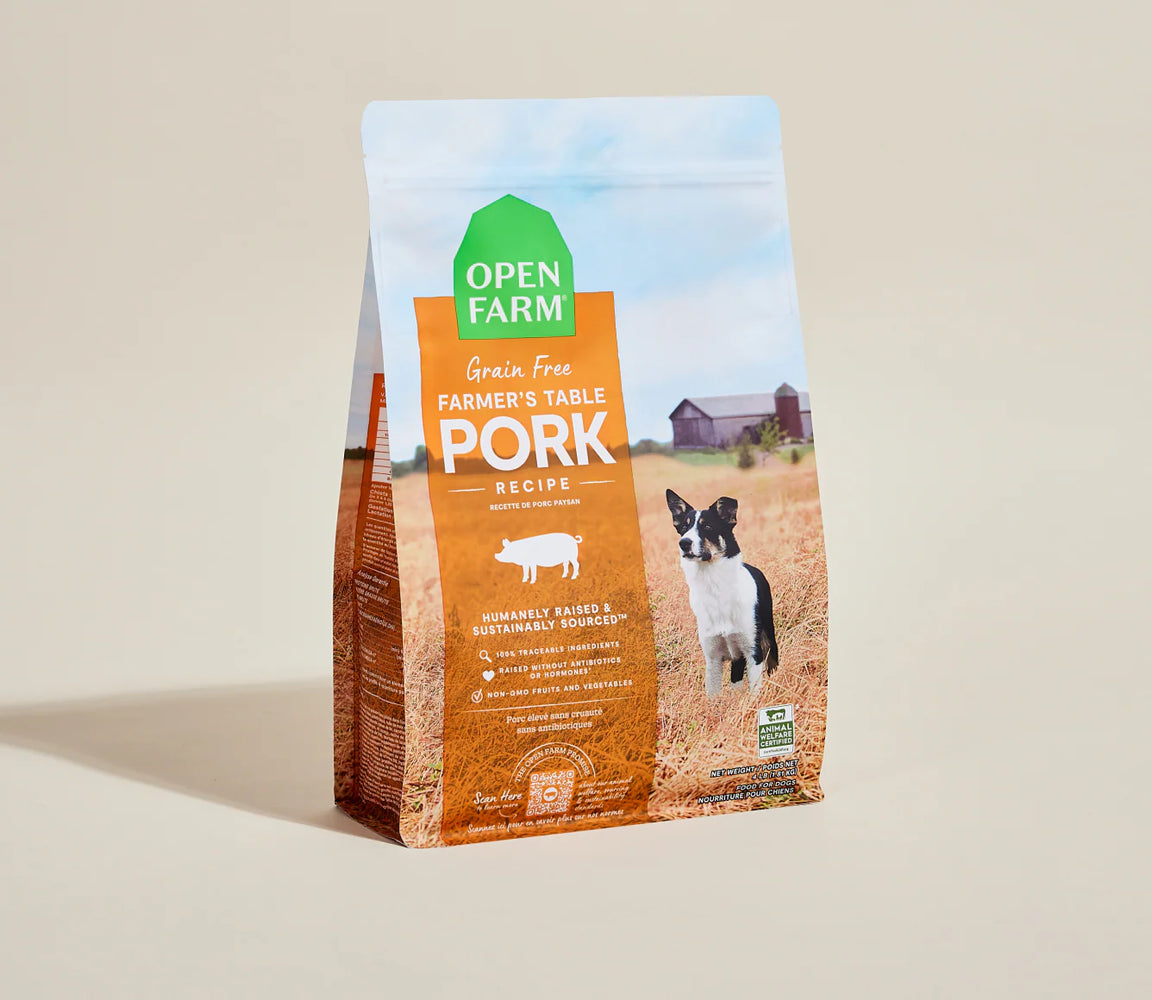 Open Farm Grain-Free Dry Dog Food Pork Recipe, 4lb bag
