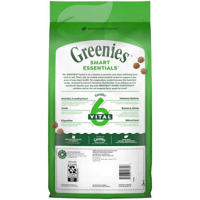 GREENIES Smart Essentials Sensitive Digestion & Skin Dry Dog Food Real Lamb & Brown Rice