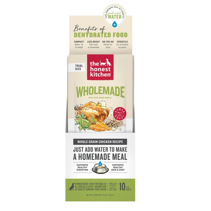 The Honest Kitchen Human Grade Wholemade Whole Grain Chicken Dehydrated Dog Food
