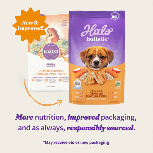 Halo Puppy Holistic Chicken & Chicken Liver Recipe Dry Dog Food