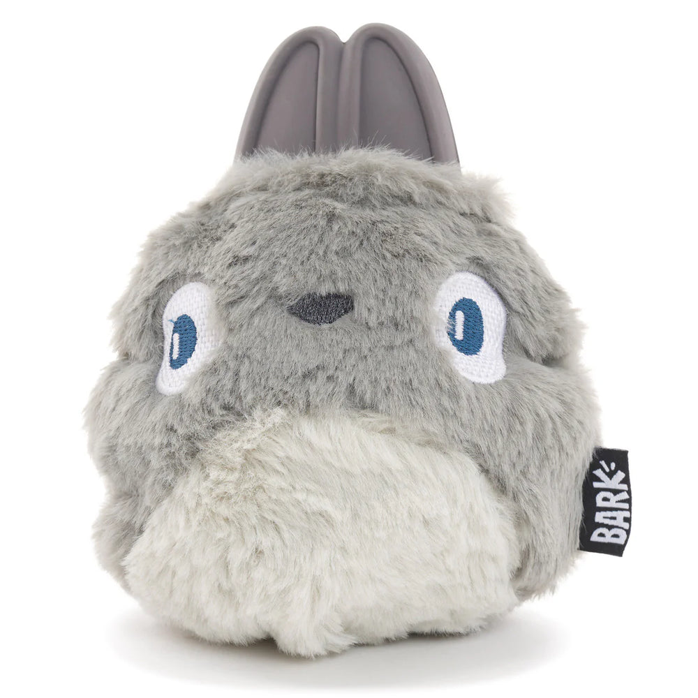 BARK Super Chewer Hare Raiser 2-in-1 Plush Exterior with Hard Core Tough Treat Dispensing Dog Chew Toy, Gray