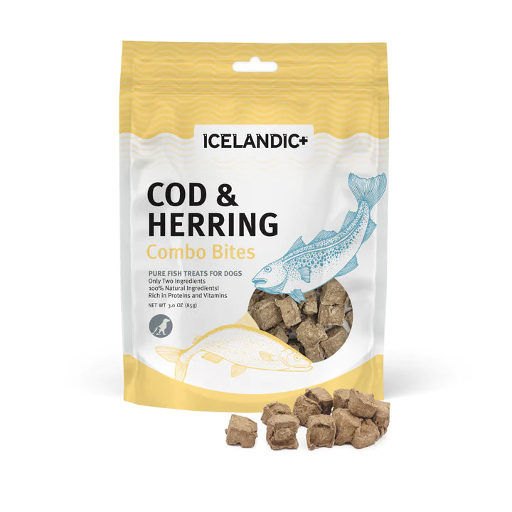 Icelandic Cod & Herring Combo Bites 3.0oz