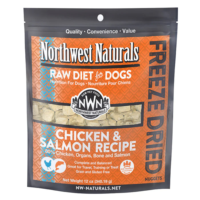 Northwest Naturals Freeze-Dried Chicken & Salmon Nuggets Dog