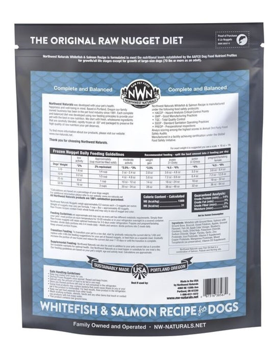 Northwest Naturals Freeze-Dried Whitefish & Salmon Nuggets Dog