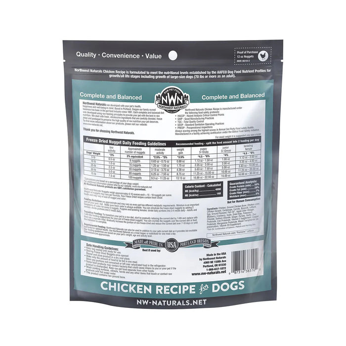 Northwest Naturals Freeze-Dried Chicken Nuggets Dog