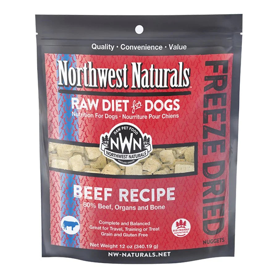 Northwest Naturals Freeze-Dried Beef Nuggets Dog