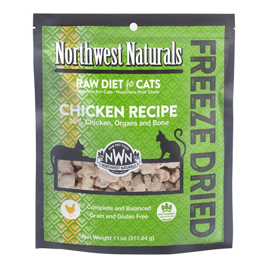 Northwest Naturals Freeze Dried Cat Nibbles – Chicken Recipe 11 oz