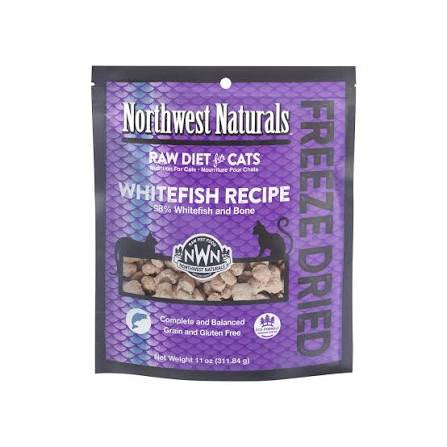 Northwest Naturals Freeze Dried Cat Nibbles – Whitefish Recipe 11 oz