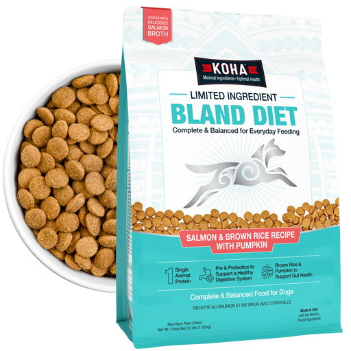 KOHA Limited Ingredient Bland Diet Salmon & Brown Rice Dog Food