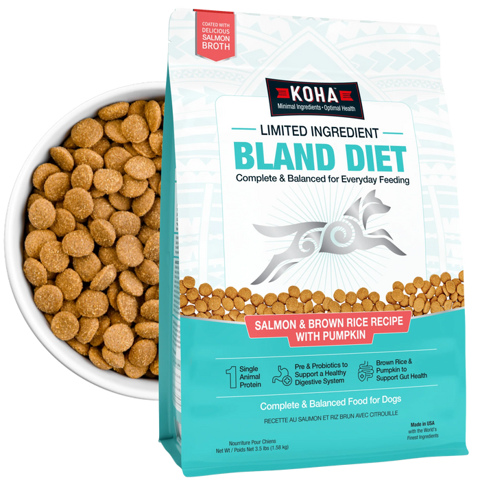 KOHA Limited Ingredient Bland Diet Salmon & Brown Rice Dog Food