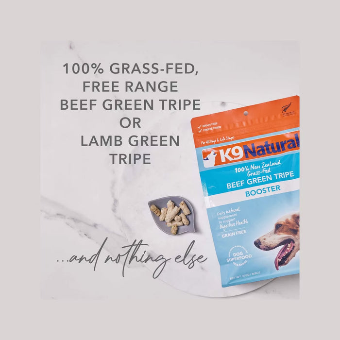 K9 Natural Beef Green Tripe Freeze-Dried Booster for Dogs 2.6oz