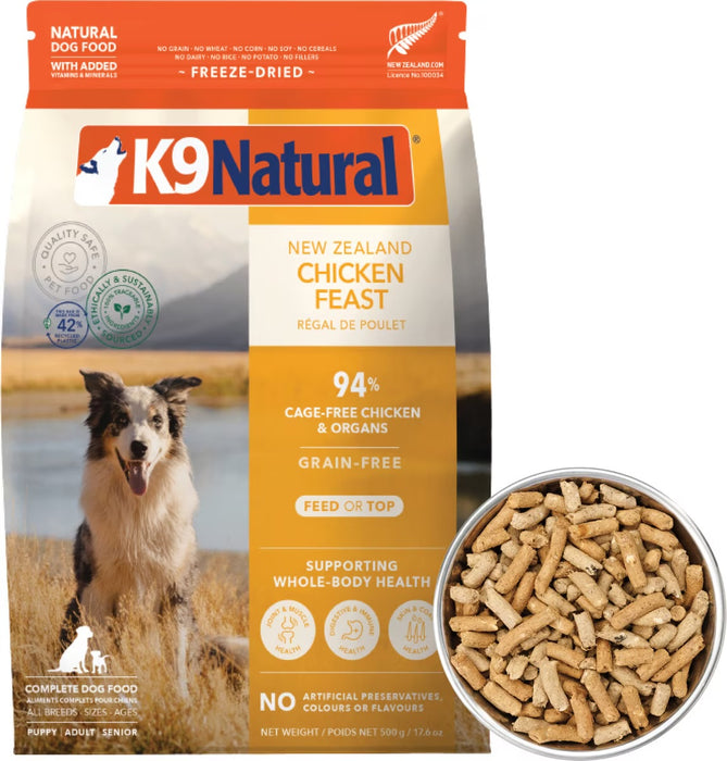 K9 Natural Chicken Feast Freeze-Dried Dog Food