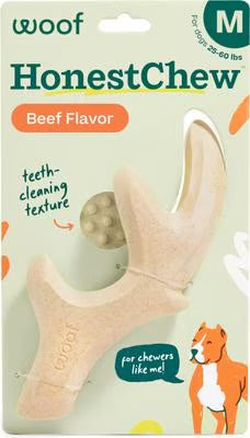 Woof HonestChew Antler - Plant-Based Dog Chew Toy