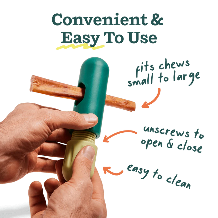 Woof BullySafe - Bully Stick Holder for Safer Dog Chewing