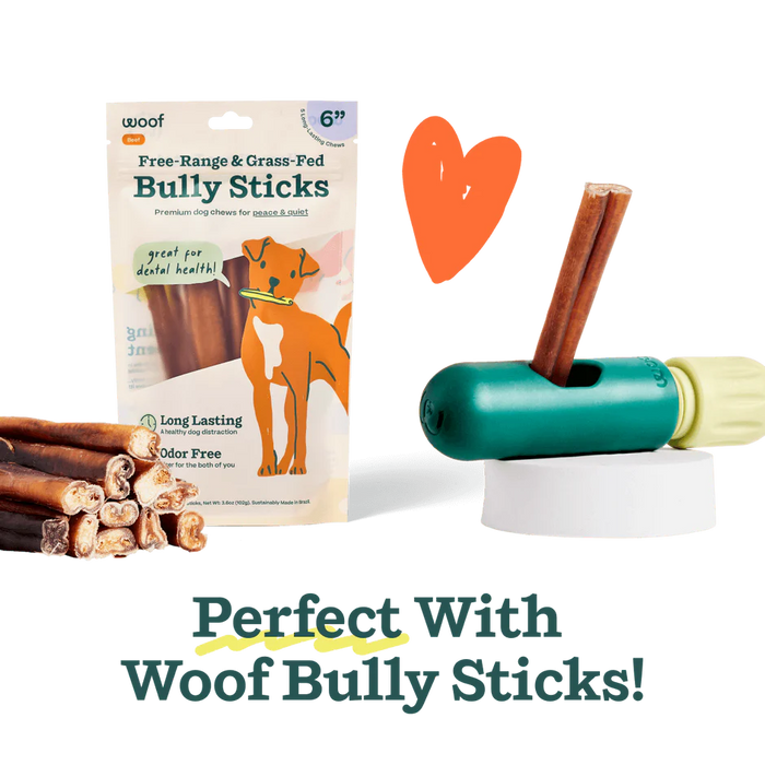 Woof BullySafe - Bully Stick Holder for Safer Dog Chewing
