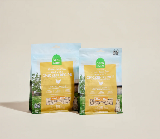 Open Farm Harvest Chicken Freeze Dried Raw Cat Morsels
