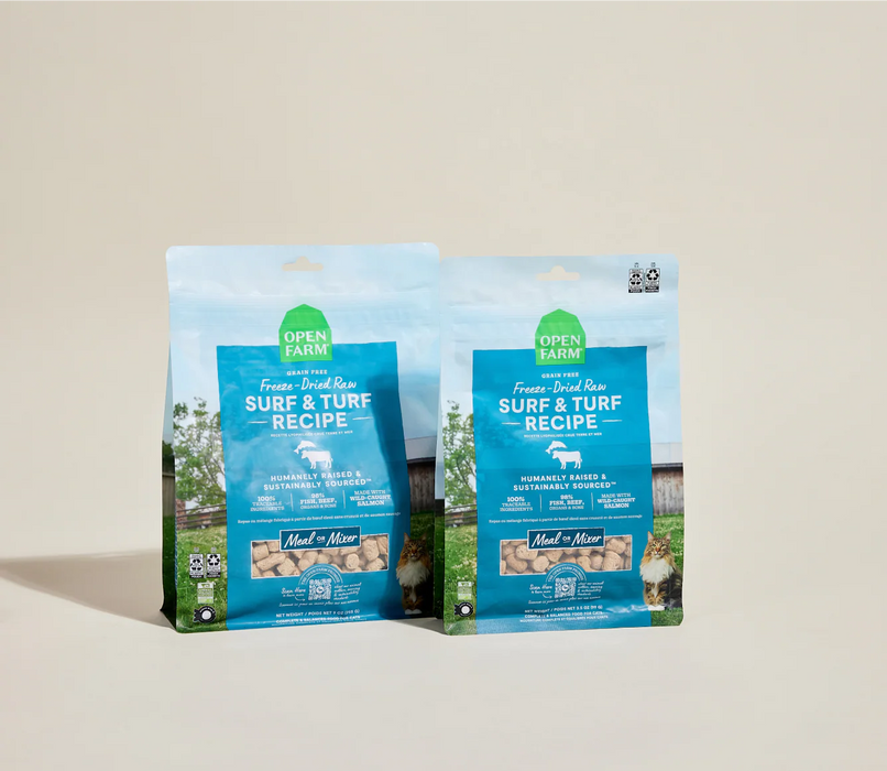 Open Farm Surf & Turf Freeze Dried Raw Cat Morsels