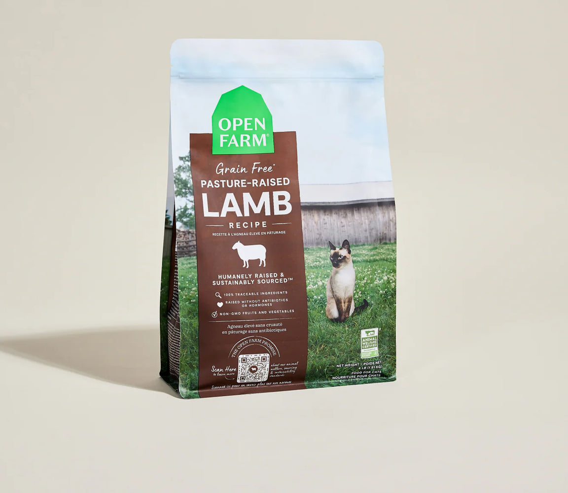 Open Farm Grain Free Pasture-Raised Lamb Dry Cat Food — 2 lb