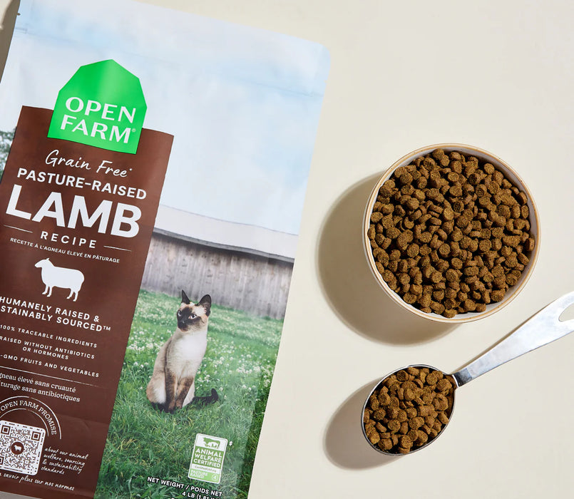 Open Farm Grain Free Pasture-Raised Lamb Dry Cat Food — 2 lb
