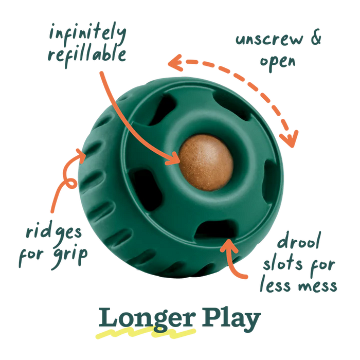 Woof Pupsicle Dog Enrichment Toy — Forest Green
