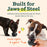 Woof Pupsicle Power Chewer Dog Enrichment Toy — Black