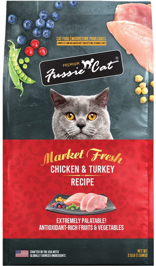 Fussie Cat Market Fresh Dry Cat Food — Chicken & Turkey Recipe