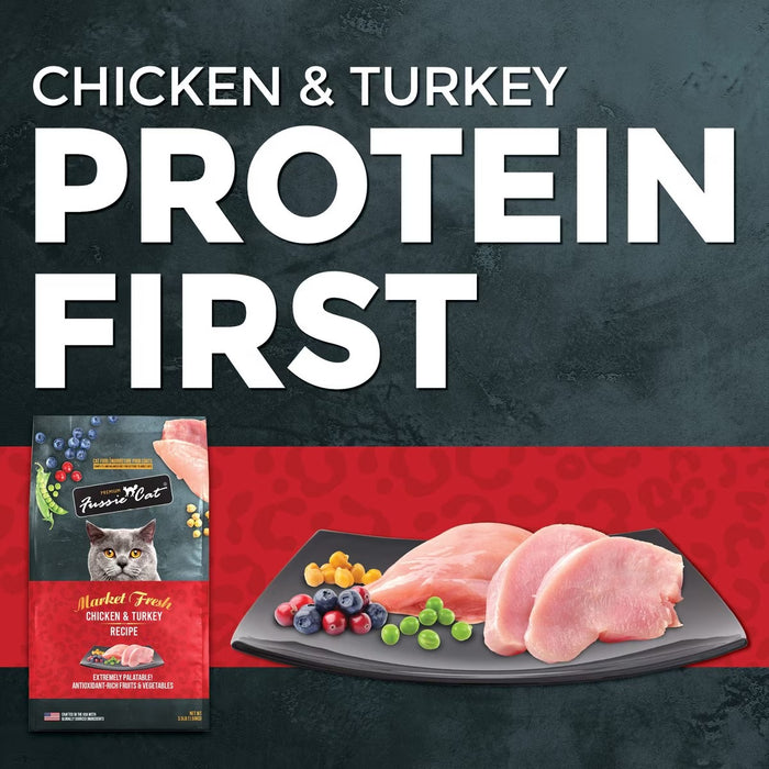 Fussie Cat Market Fresh Dry Cat Food — Chicken & Turkey Recipe
