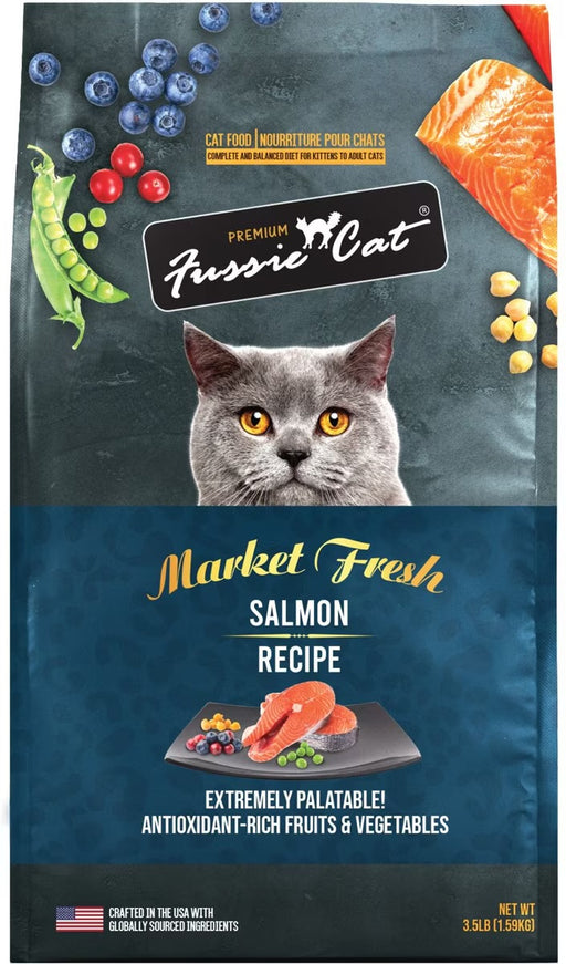 Fussie Cat Market Fresh Dry Cat Food — Salmon Recipe