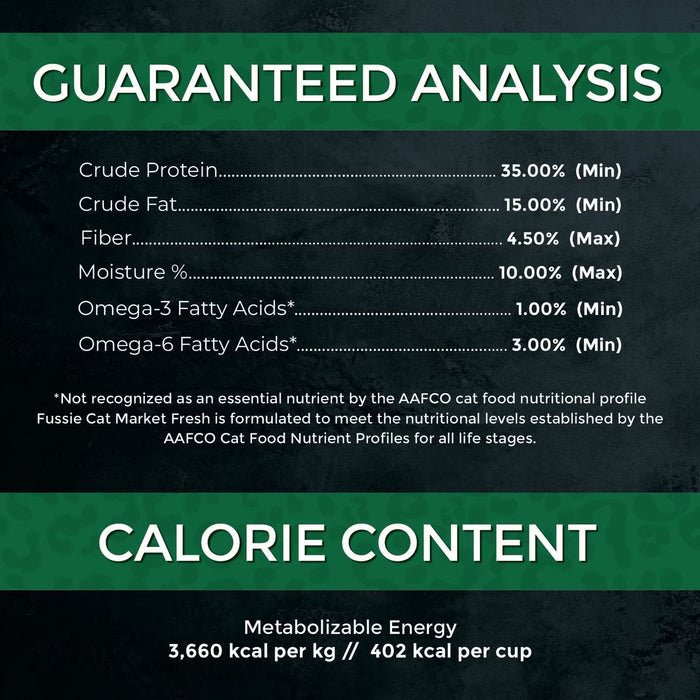 Fussie Cat Market Fresh Dry Cat Food — Salmon & Chicken Recipe