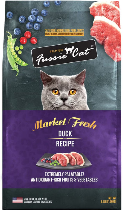 Fussie Cat Market Fresh Dry Cat Food — Duck Recipe