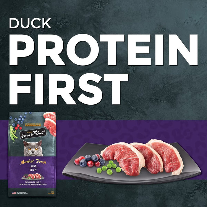 Fussie Cat Market Fresh Dry Cat Food — Duck Recipe