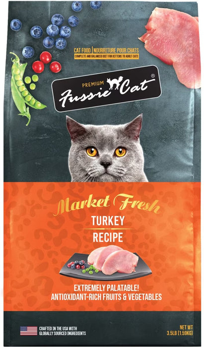 Fussie Cat Market Fresh Dry Cat Food — Turkey Recipe