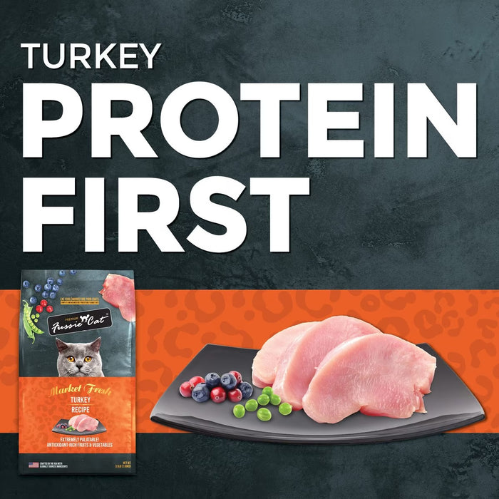 Fussie Cat Market Fresh Dry Cat Food — Turkey Recipe