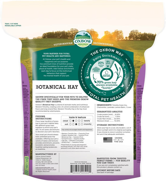 Oxbow Botanical Hay for Small Animals