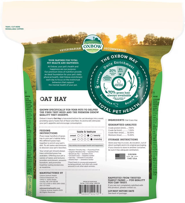 Oxbow Oat Hay for Small Animals