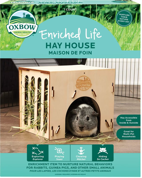 Oxbow Enriched Life Hay House for Small Animals