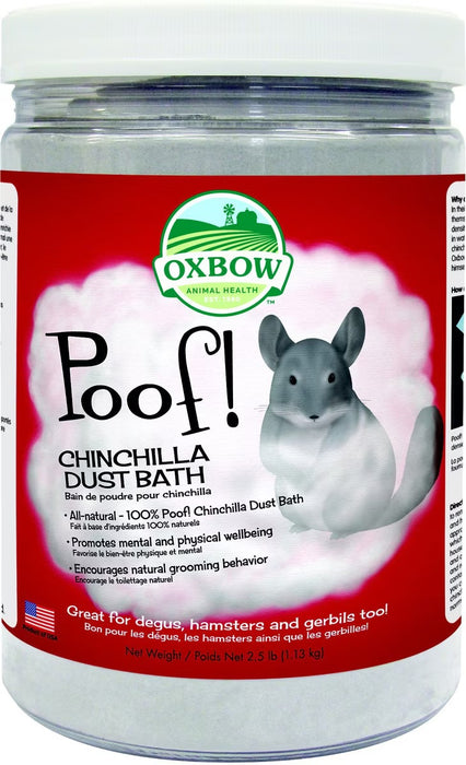 Oxbow POOF! Blue Cloud Chinchilla Dust Bath