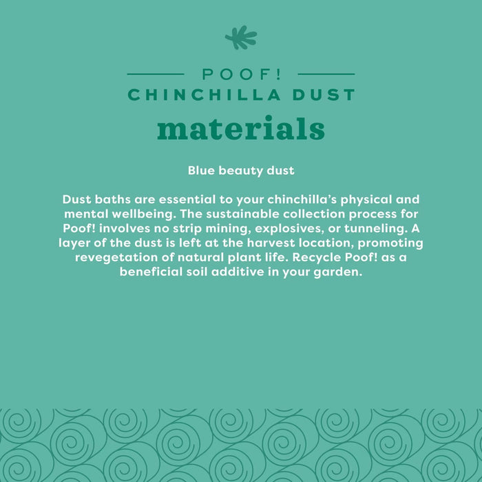 Oxbow POOF! Blue Cloud Chinchilla Dust Bath