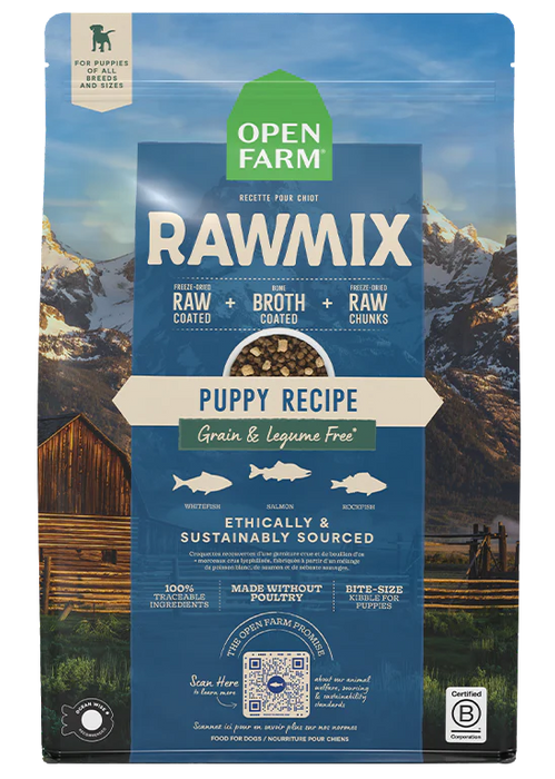 Open Farm RawMix Puppy Grain-Free Dog Kibble