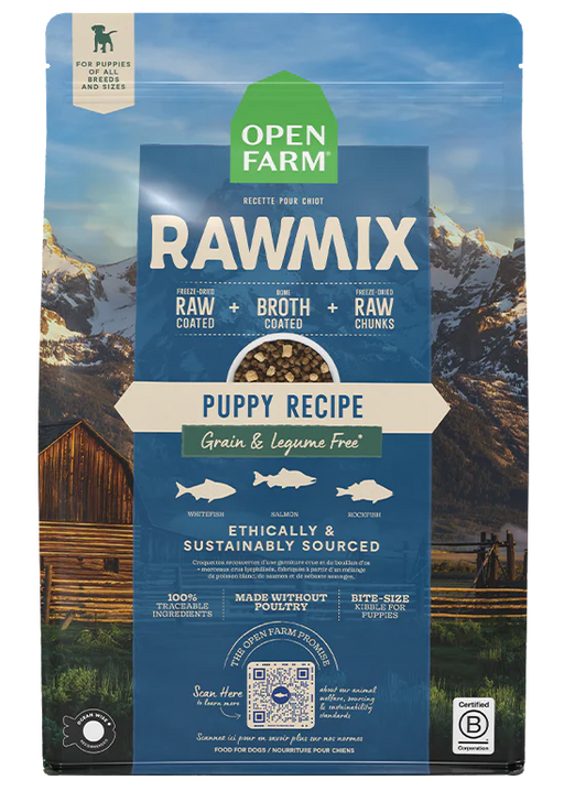 Open Farm RawMix Puppy Grain-Free Dog Kibble
