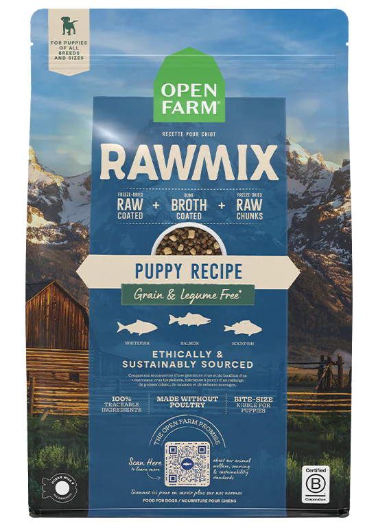Open Farm RawMix Puppy Grain-Free Dog Kibble