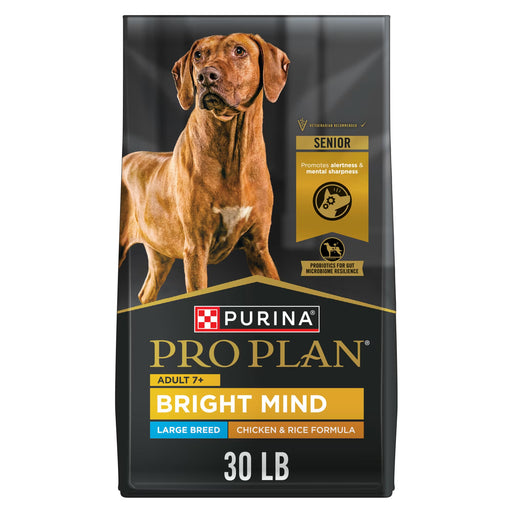 Purina Pro Plan Bright Mind Adult 7+ Large Breed Chicken & Rice Formula Dry Dog Food