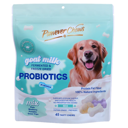 Paws N Chews Goat Milk Fermented & Freeze-Dried Probiotic Dog Treats – 50g