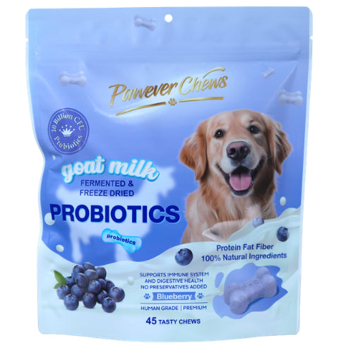 Paws N Chews Goat Milk Fermented & Freeze-Dried Probiotic Dog Treats – 50g