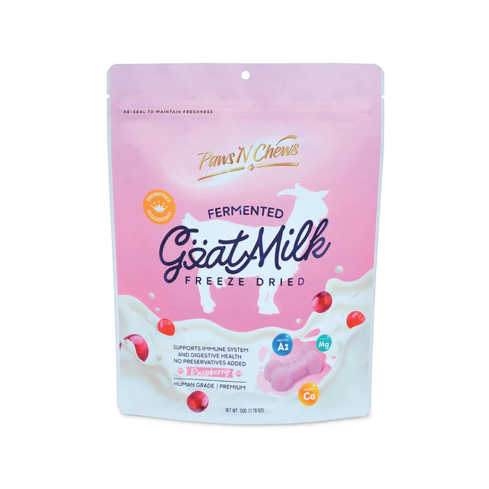 Paws N Chews Goat Milk Fermented & Freeze-Dried Probiotic Dog Treats – 50g
