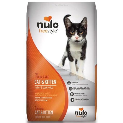 Nulo Freestyle Cat & Kitten Grain-Free Turkey & Duck Recipe Dry Cat Food