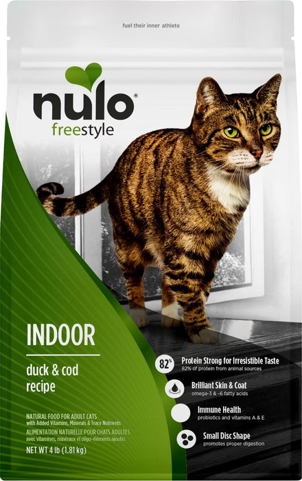 Nulo Freestyle Indoor Cat Grain-Free Duck & Lentils Recipe Dry Cat Food