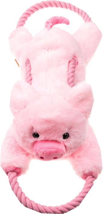 Growl Haystackerz Plush & Rope Tug Dog Toy